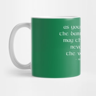Irish Blessing Funny Irish Proverb Saying - The bannister of Life Mug